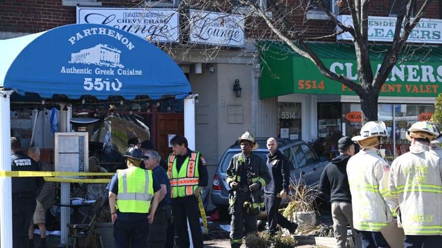 SUV Crashes Into Outdoor Seating in DC
