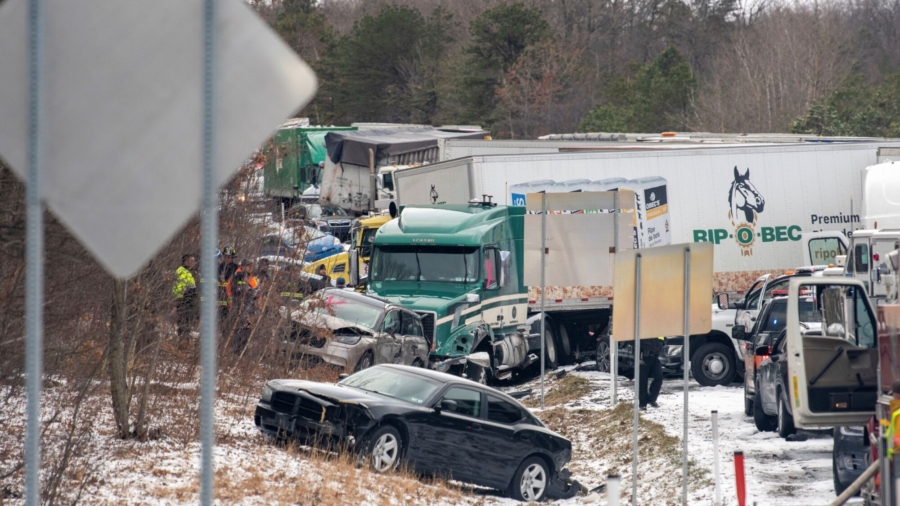 Cleanup of Deadly Pennsylvania Pileup Keeps Interstate Shut