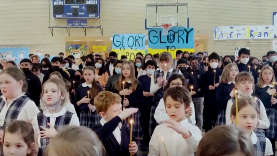 Chicago Students Pray for Ukraine