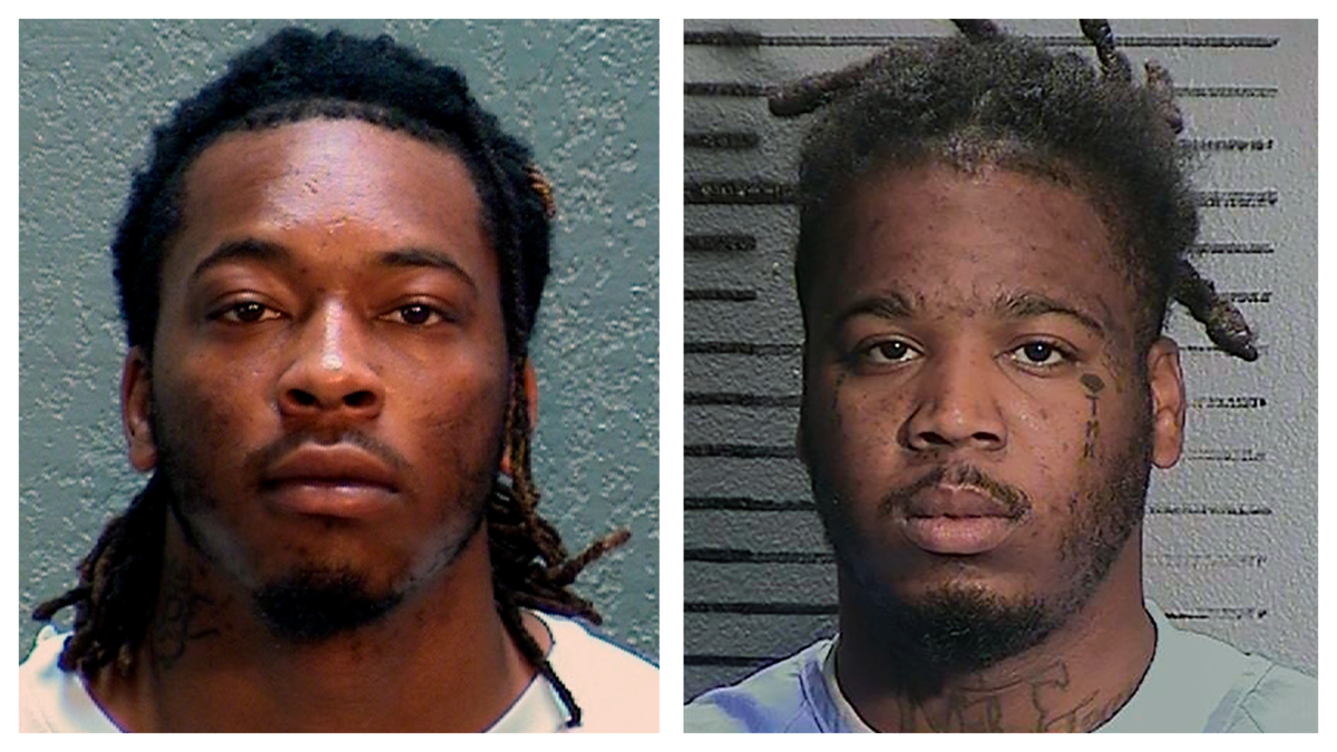 (Left) Dandrae Martin in a file photo. (Arizona Department of Corrections, Rehabilitation and Reentry via AP); (Right) Smiley Allen Martin on Feb. 6, 2022. (California Department of Corrections and Rehabilitation via AP)