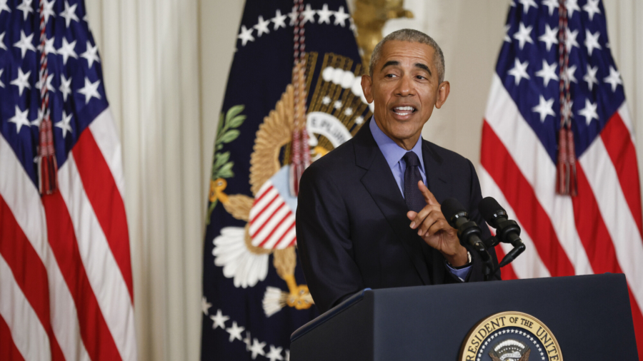 Obama Visits White House to Tout Obamacare
