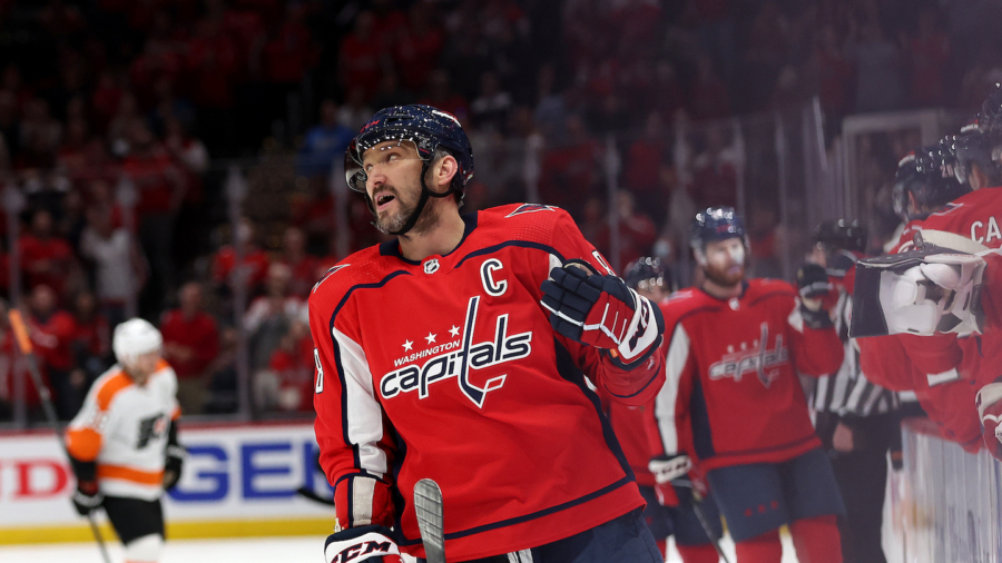 Capitals' Ovechkin Oldest to Score 50 Goals