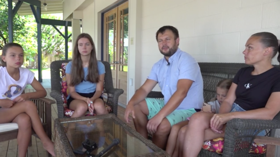 War Strands Ukrainian Family in Hawaii