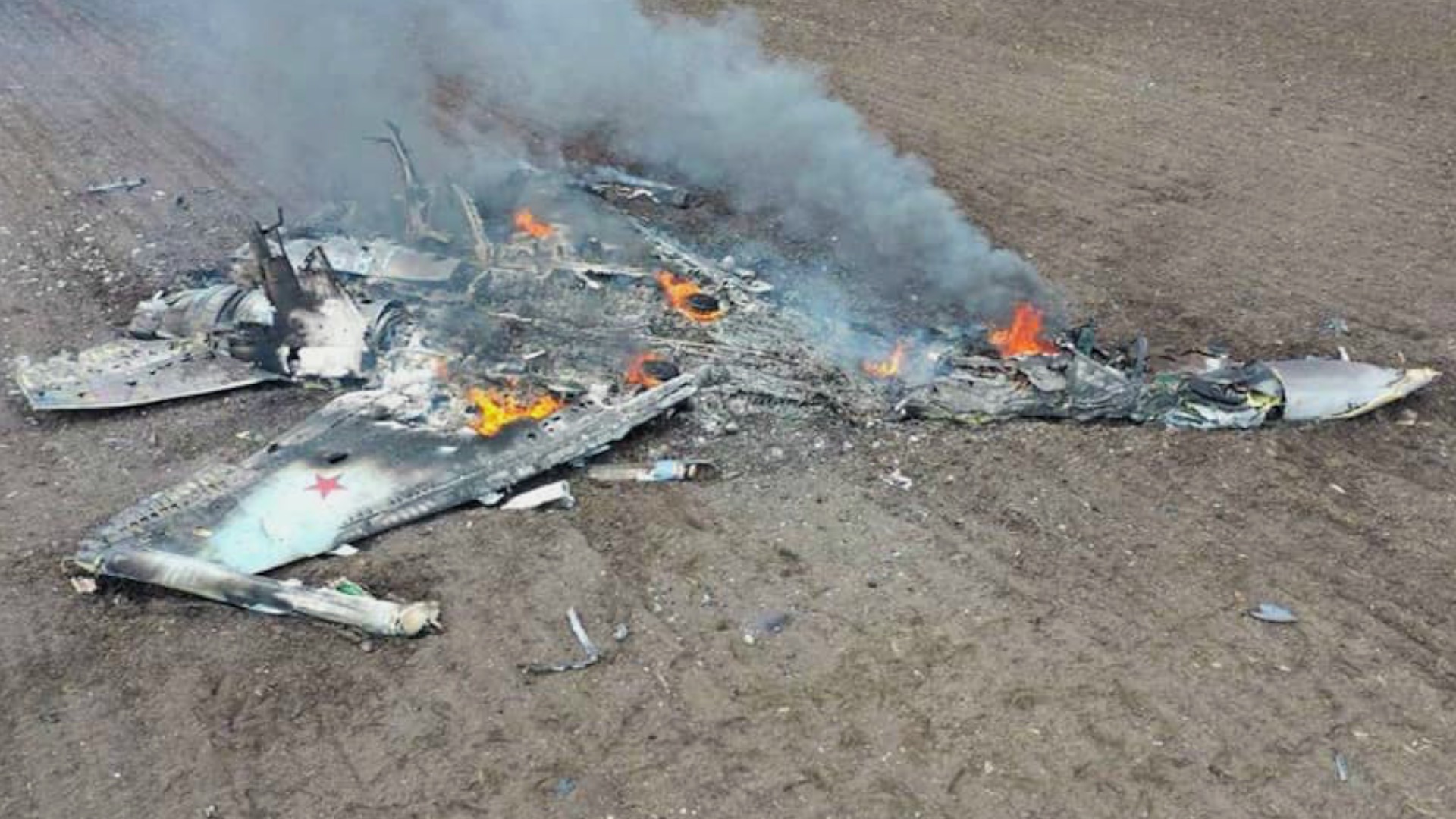 russian-su-34-fighter-jet-shot-down-by-ukrainian-air-defenses-video