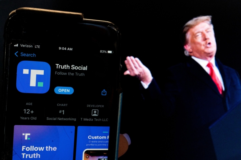 Trump Truth Social app