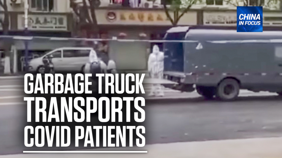 Shanghai Garbage Truck Transports COVID-19 Patients