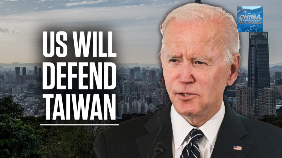 Biden Commits to Defending Taiwan From China