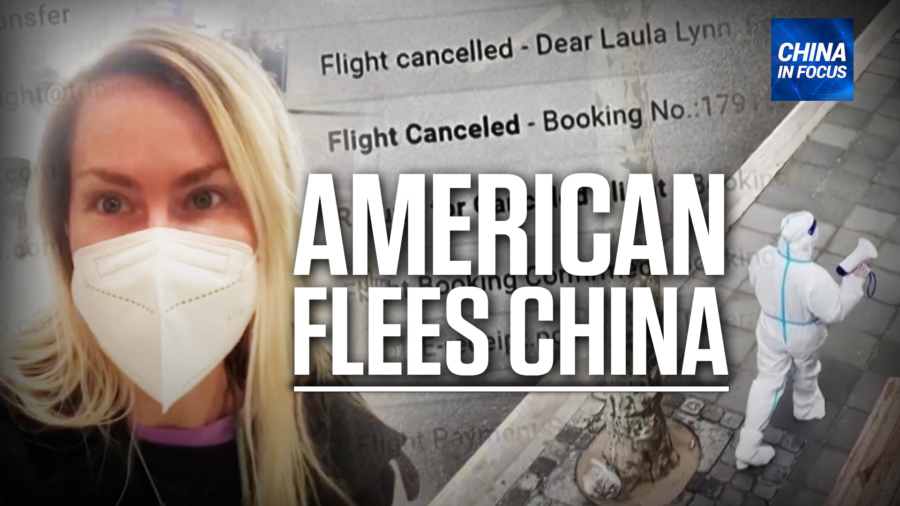 American Leaves China After 65-Day Lockdown