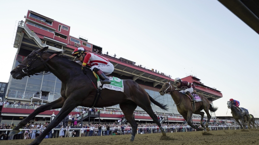 Early Voting Holds Off Epicenter to Win Preakness Stakes