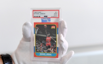 Rare Jordan Card and Sneakers Up For Auction