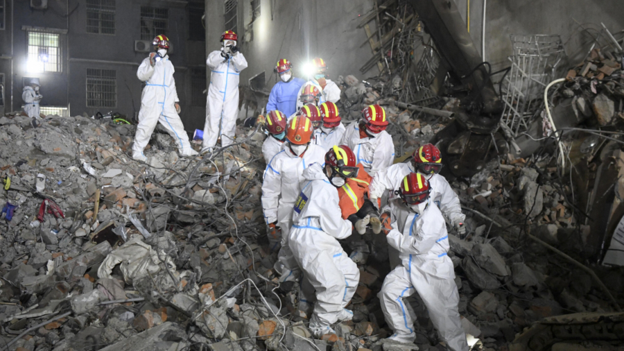 53 Dead in China Building Collapse, Search Ends