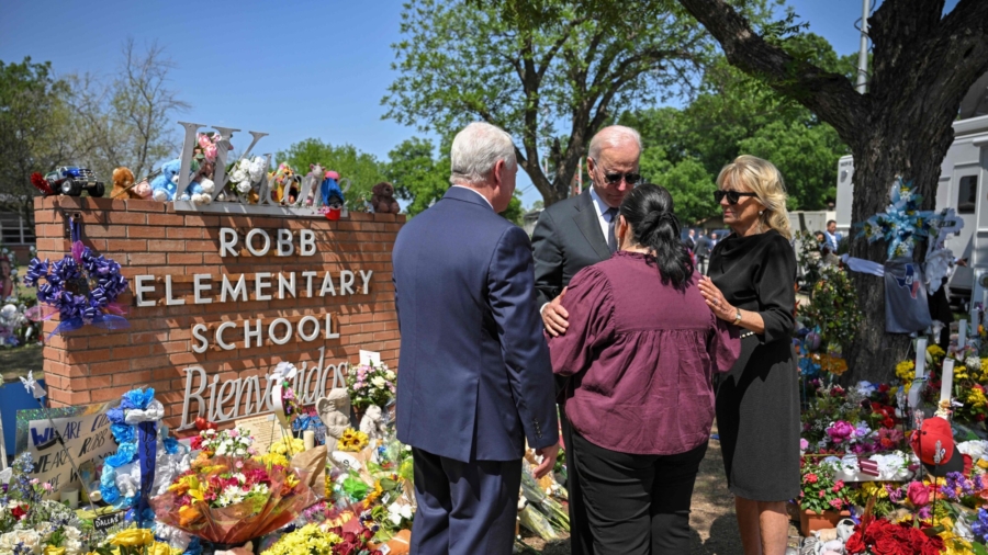 Biden Visits Texas Shooting Site