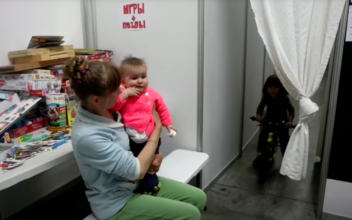 Mariupol Mother and Children Find Refuge