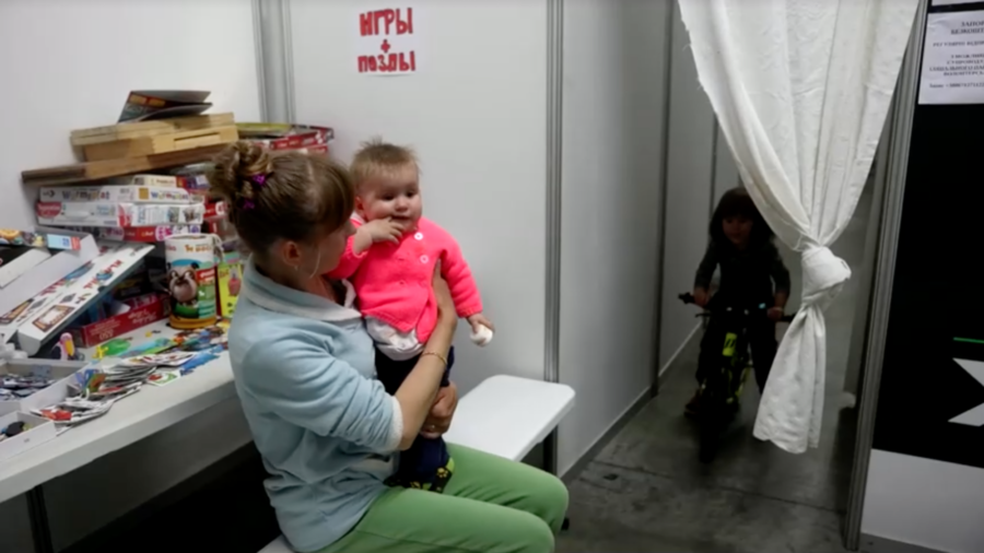 Mariupol Mother and Children Find Refuge