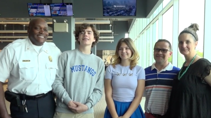 Teenager Reunites With Her Life-Savers