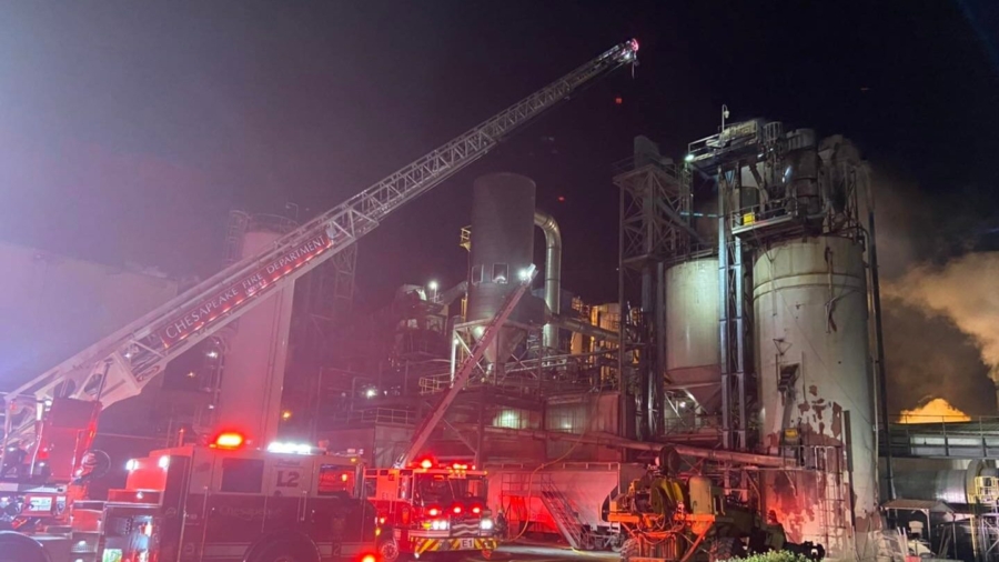 Firefighters Respond to Industrial Fire at Perdue Farms Facility