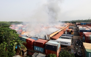 2 Days After Deadly Blasts, Bangladesh Container Depot Still Burns