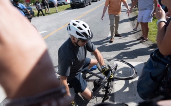 Biden Falls Off His Bicycle in Delaware, White House Says He’s ‘Fine’
