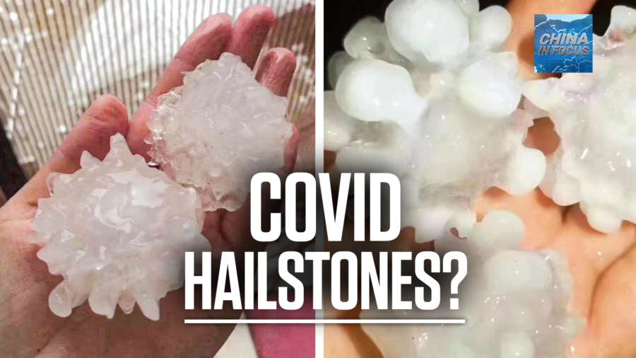 Internet Users Remark on Odd Hailstones in Beijing