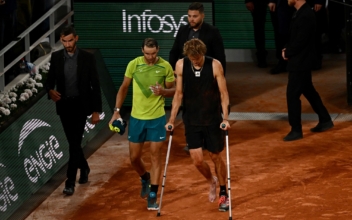 Nadal Advances After Zverev Injury