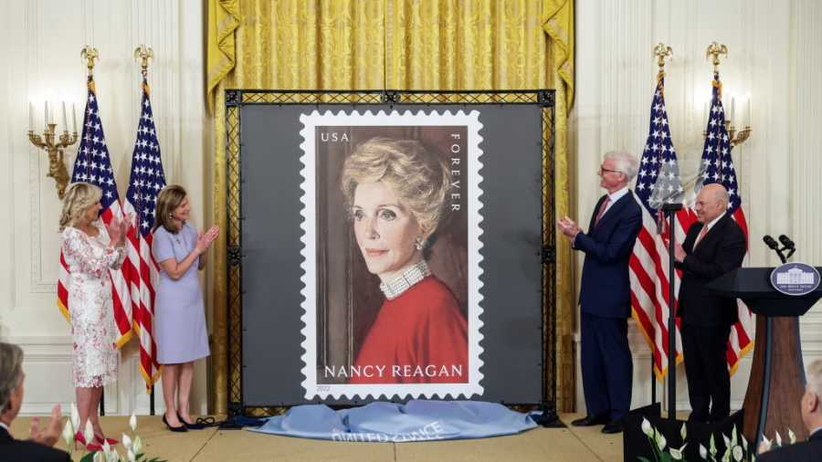 Nancy Reagan Stamp Unveiled