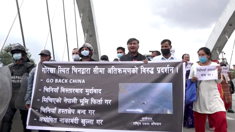 Nepal Protests China's Border Encroachment