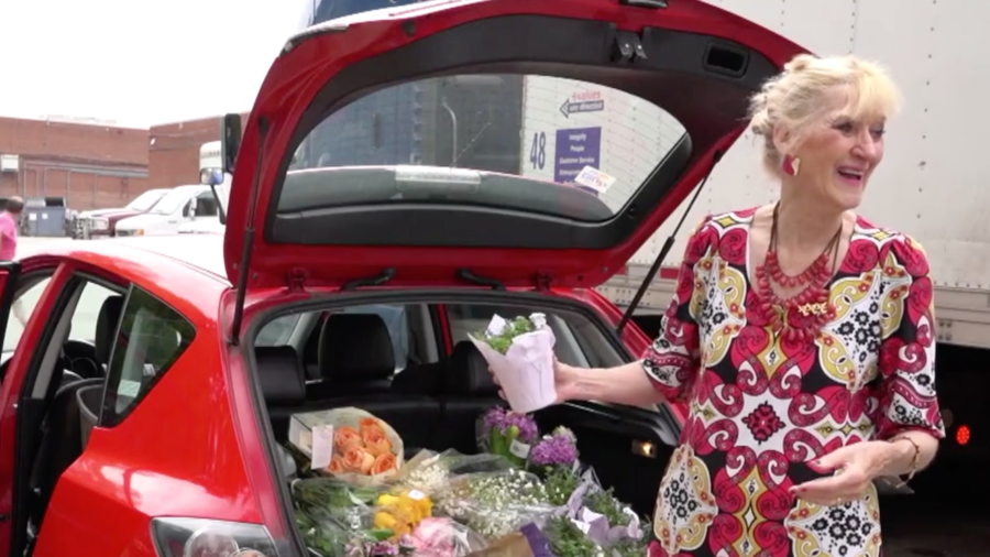 'Flower Lady' Spreads Joy in Communities
