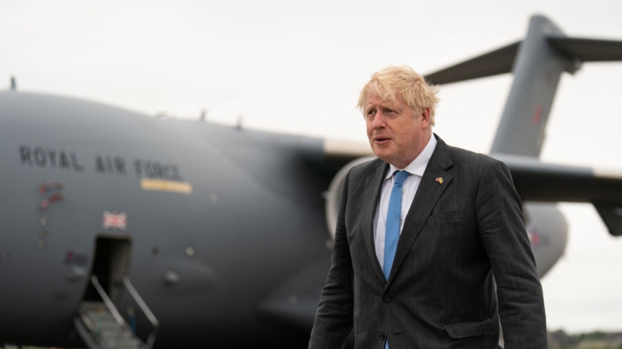 Boris Johnson Makes 2nd Surprise Visit to Kyiv Since Russian Invasion Began