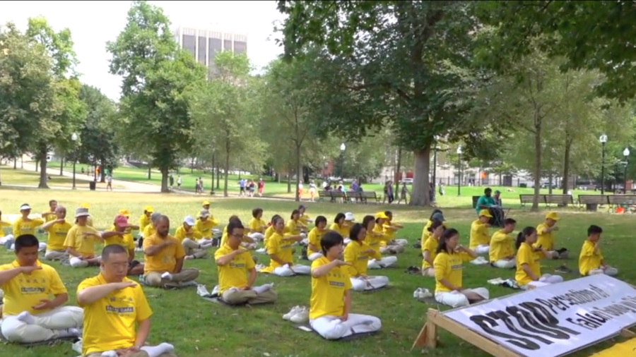 Boston Rally: End Persecution of Falun Gong
