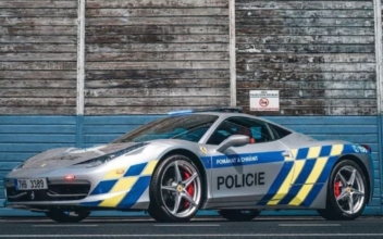 Czech Republic Police Use Confiscated Ferrari to Fight Crime