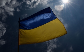 Ukraine Raises Flag on Recaptured Island