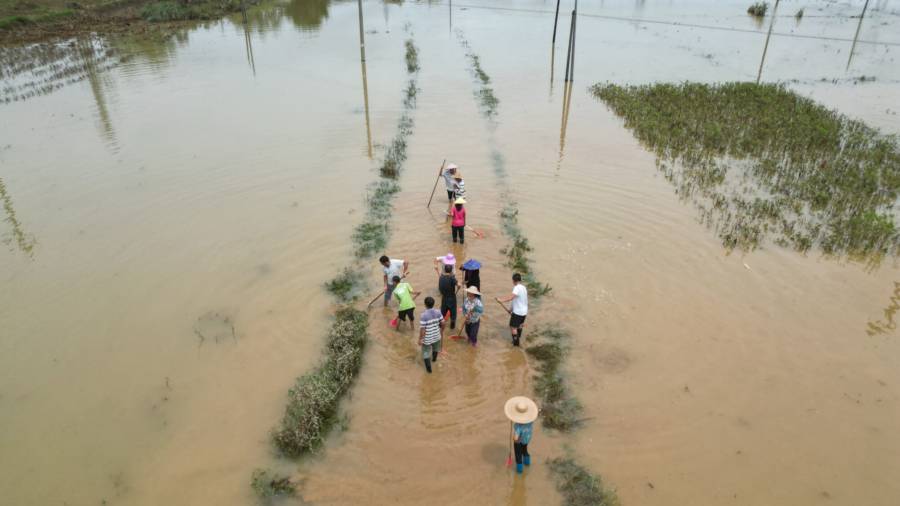 Heavy Rain Hits Parts of China in Wake of Typhoon Chaba
