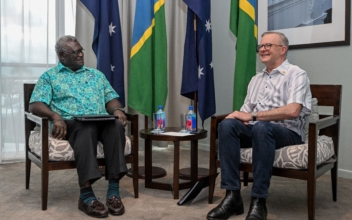 Australia Prime Minister Meets Solomon Islands Counterpart