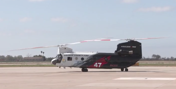 Largest Firefighting Helicopter Aides Southern California