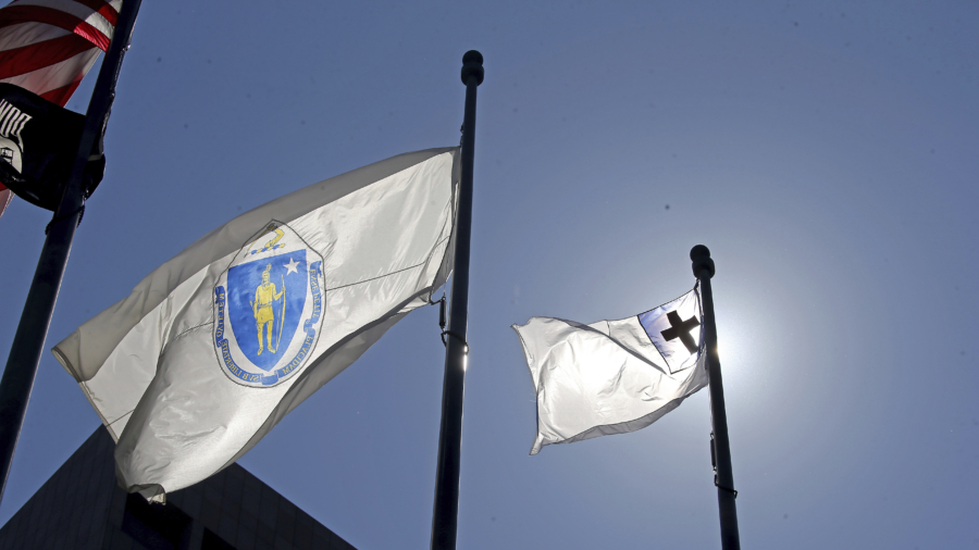 Christian Flag Raised at Boston City Hall After Supreme Court Ruling
