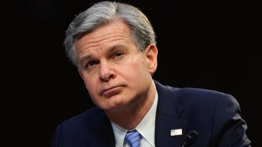 Wray: ‘Unfounded’ Attacks on FBI’s Integrity ‘Erode Respect’ and Put Agents at Risk