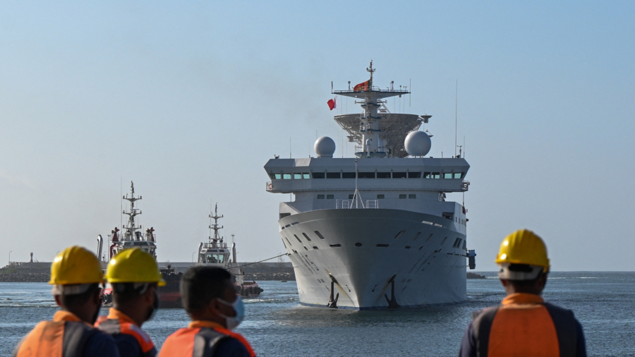 Chinese Survey Ship Docks at Sri Lanka Port