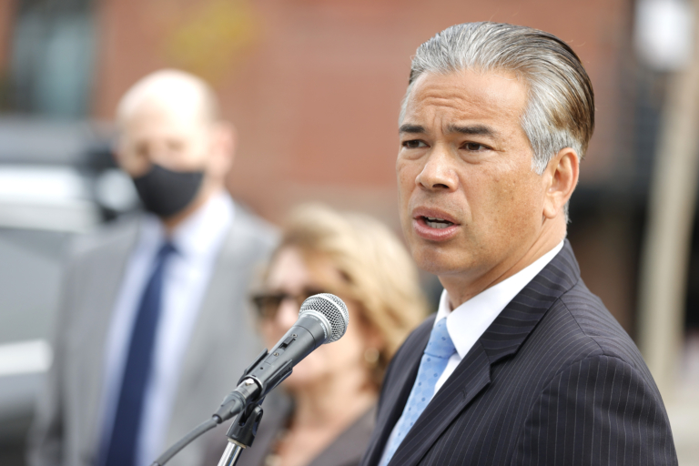 California Attorney General Rob Bonta