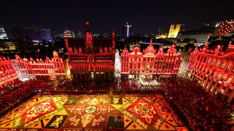 Brussels Flower Carpet Marks 50th Anniversary