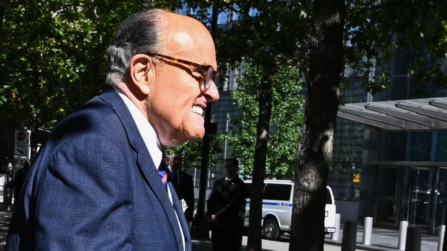 Rudy Giuliani Arrives to Testify in Georgia 2020 Election Probe