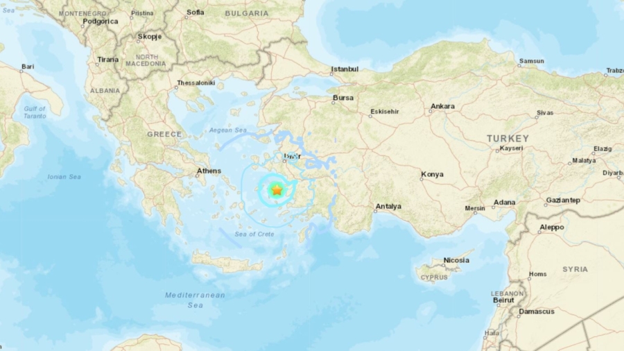 2 Earthquakes Hit Eastern Greek Island; No Damage, Injuries
