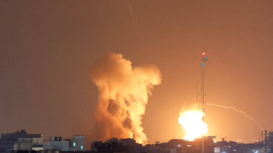 Israeli Strikes Hit Gaza, Killing Terrorist Leader