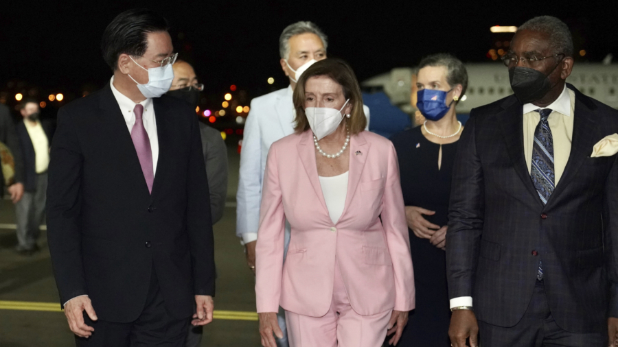 Pelosi Arrives in Taiwan Amid Chinese Threats of Military Violence