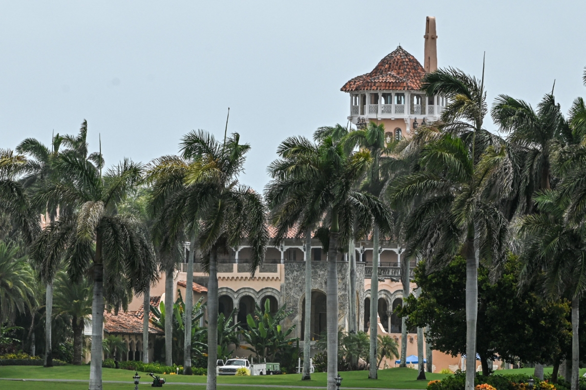 The residence of former President Donald Trump at Mar-A-Lago in Palm Beach, Fla., on Aug. 9, 2022. (Giorgio Viera/AFP via Getty Images)