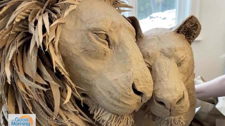 New York Artists Create Realistic Animals Out of Waste