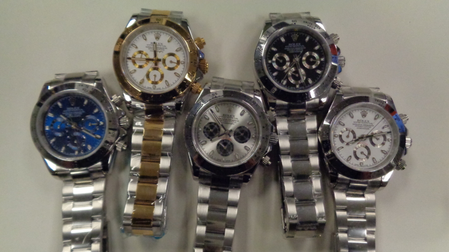 CBP Officers Seize Nearly $7 Million Worth of Fake Cartier Jewelry and Rolex Watches