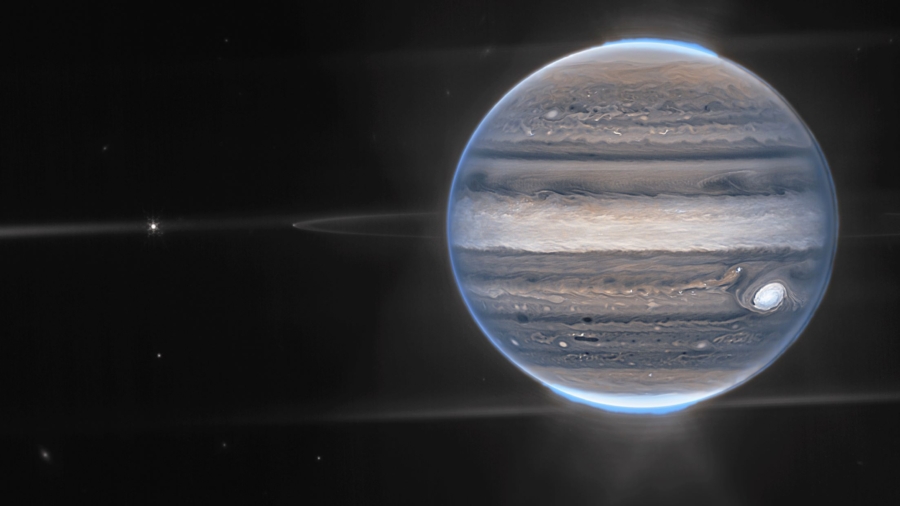 New Space Telescope Shows Jupiter’s Auroras, Tiny Moons