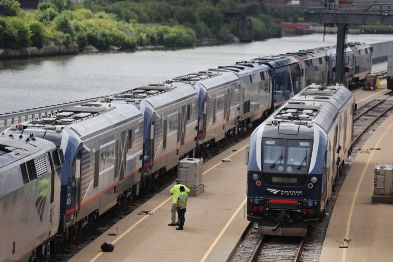 Amtrak train Chicago