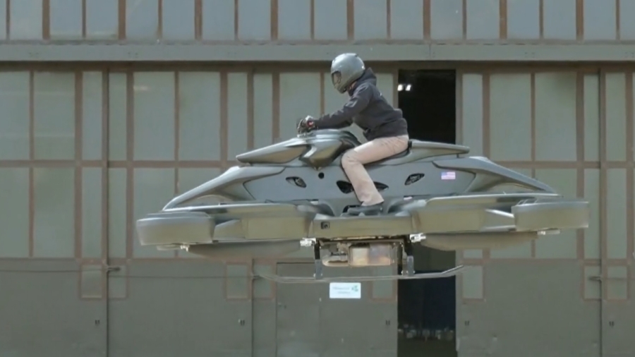 World’s First Flying Bike Makes US Debut