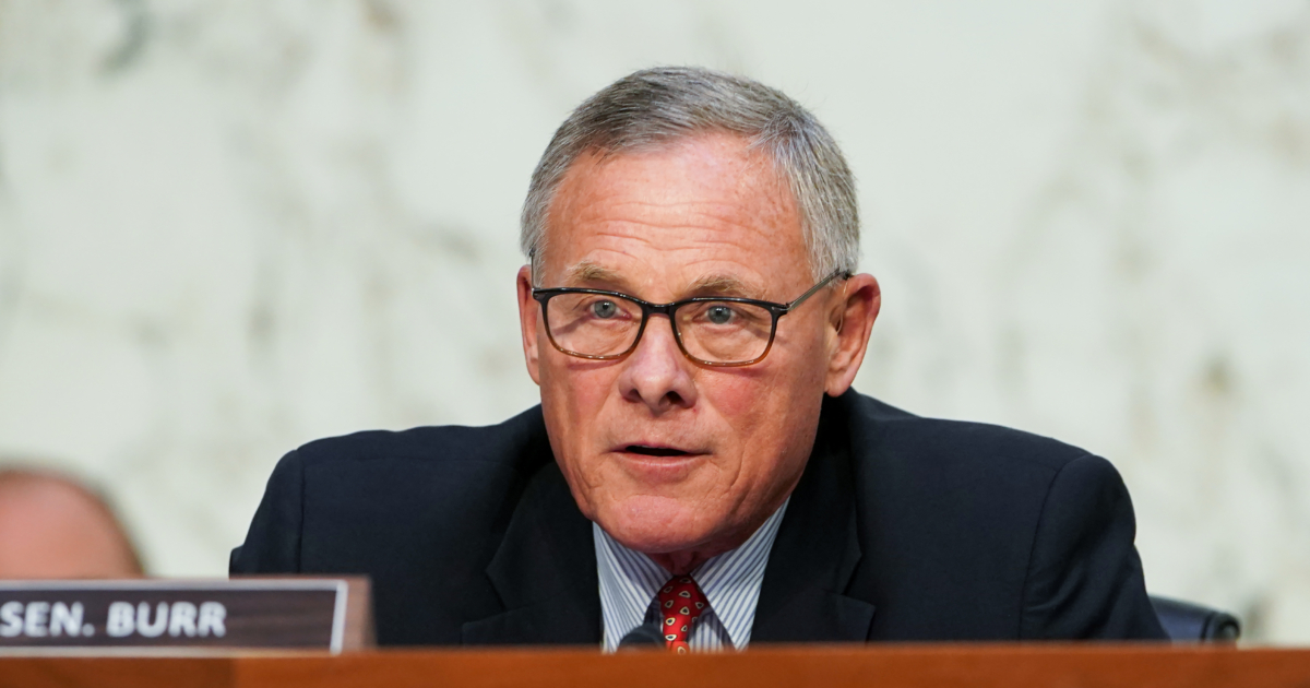 SEC Ends Insider Trading Probe of Former Republican Sen. Richard Burr With No Action